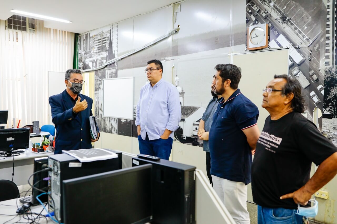 Secretaria de Comunicação da Prefeitura de Manaus recebe visita do presidente do Sindicato dos Jornalistas