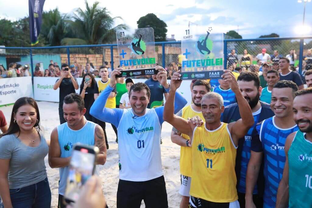 Governador Wilson Lima anuncia o projeto Mais Futevôlei nos Bairros