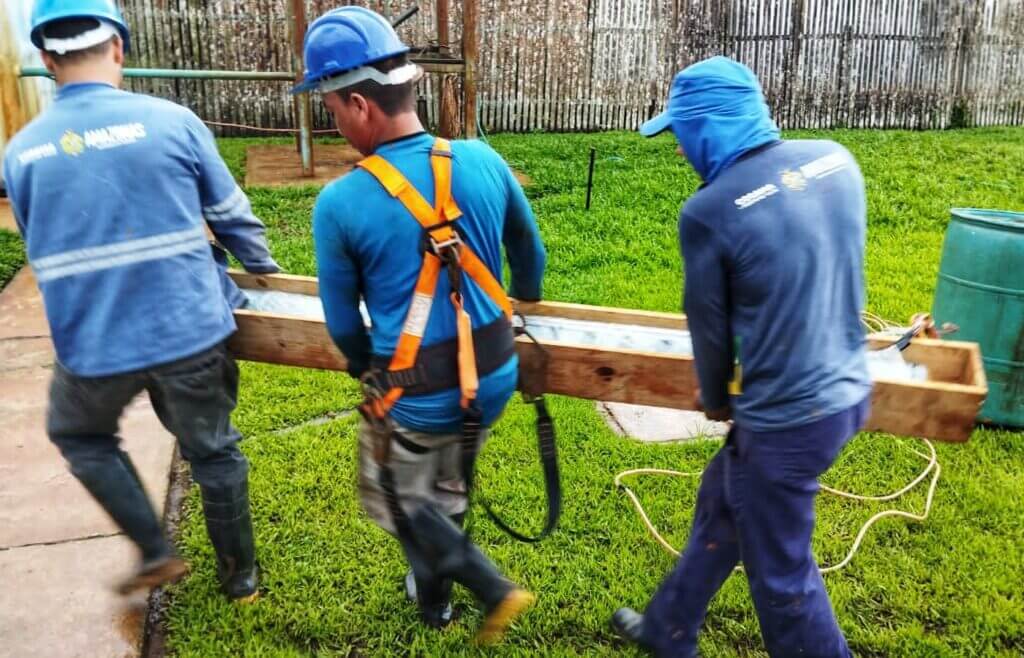 Governo do Amazonas executa plano de acao no municipio de Jurua para melhorias no abastecimento de agua