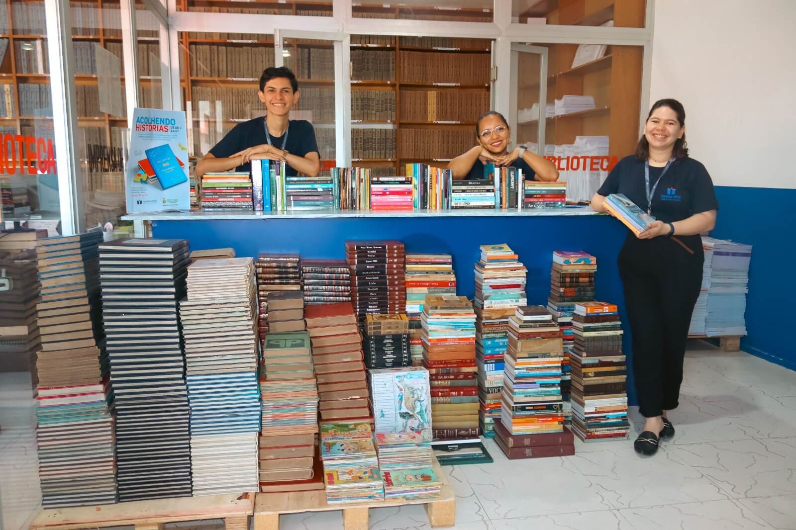 Imprensa Oficial AM arrecada mais de 3 mil livros em campanha literaria