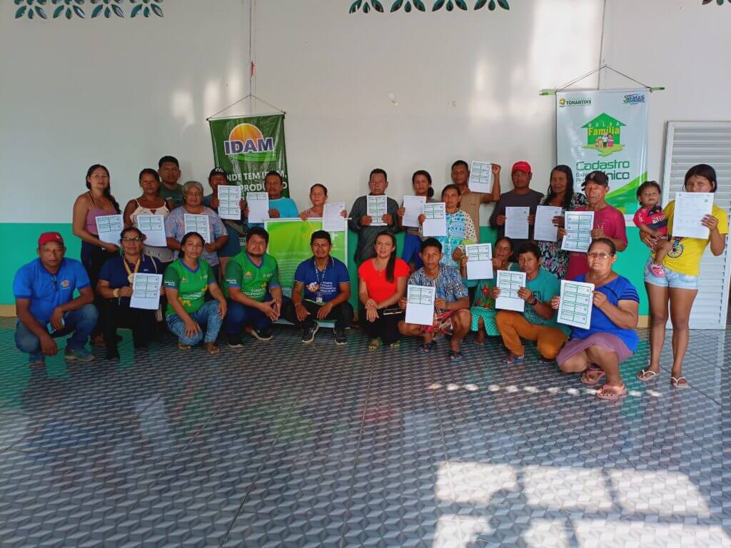 Produtores indigenas recebem CPPs e CAFs em Itamarati e Tonantins