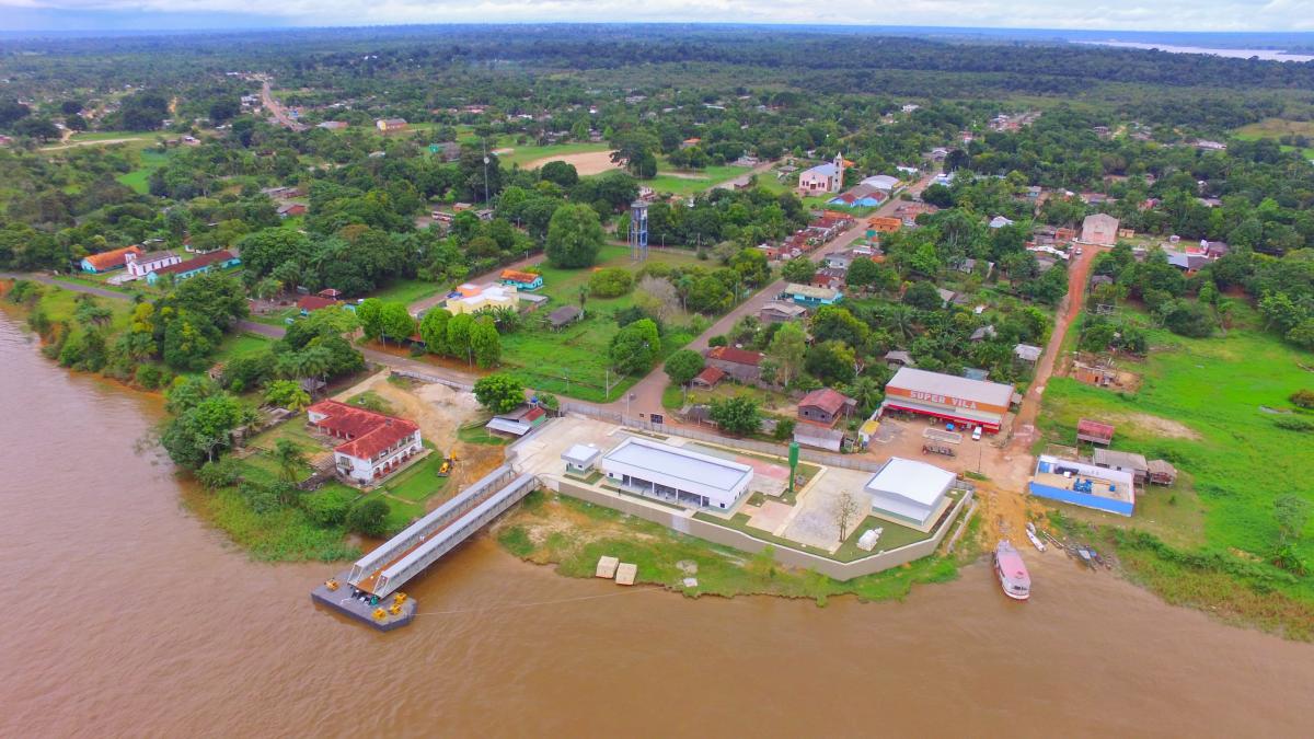 asfaltamento da área urbana da Vila Amazônia