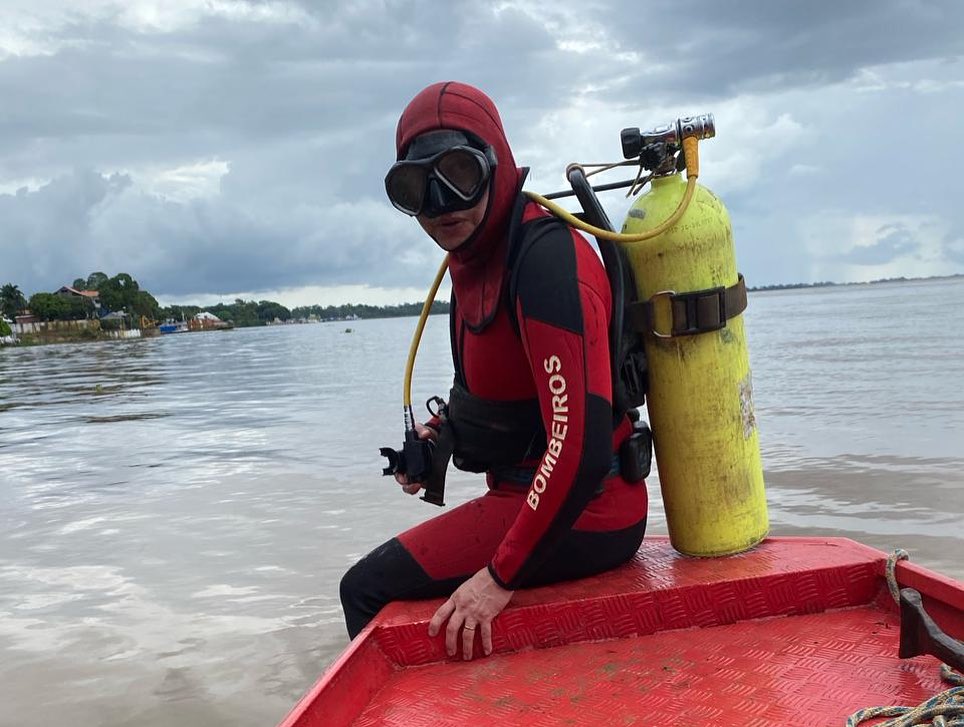 Homem-desaparece-no-Rio-Amazonas-2 Homem desaparece no Rio Amazonas: Corpo de Bombeiros realiza buscas