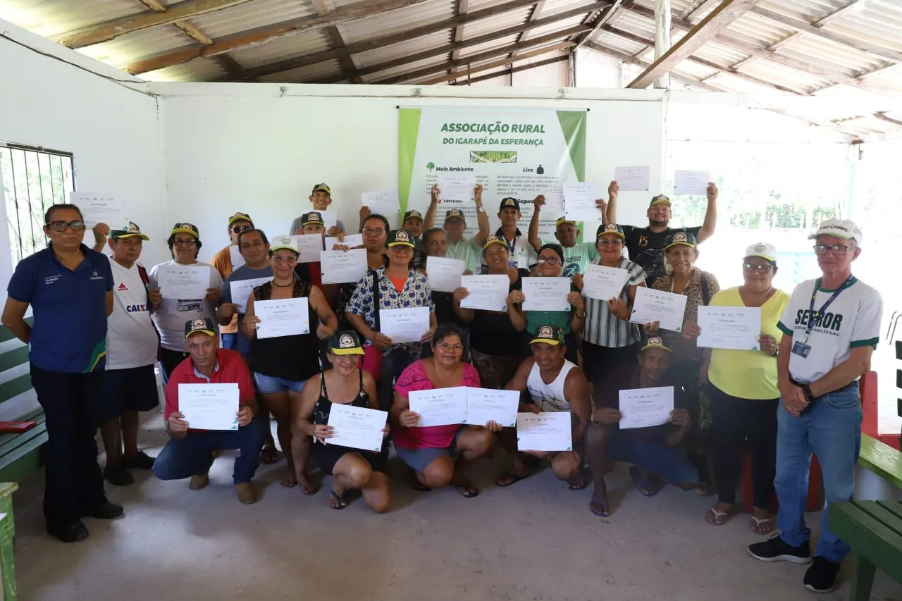 Sepror profissionaliza produtores rurais da zona rural de Manaus
