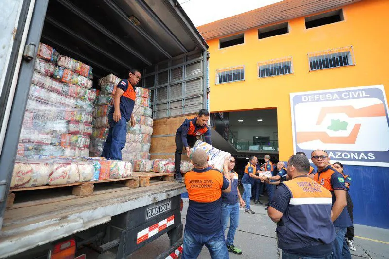 Governo do Amazonas divulga boletim sobre a cheia no estado, nesta segunda-feira
