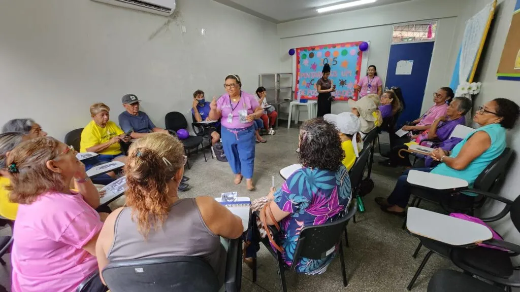 Acolhimento no CECF Miranda Leão melhora a vida de idoso com Alzheimer por meio de grupos de convivência