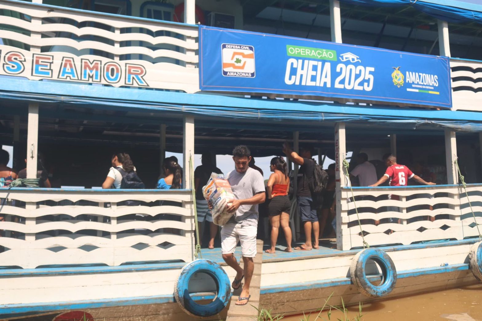 Governo do Amazonas divulga boletim sobre a cheia no estado, nesta quarta-feira